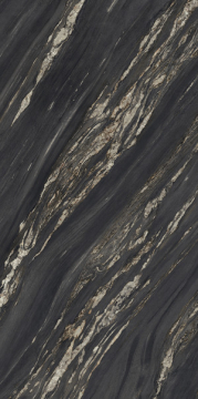 Керамогранит UM6L157674 TROPICAL BLACK Lucidato Shiny 6mm 150х75 Ariostea