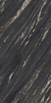 Керамогранит UM6L300674 TROPICAL BLACK Lucidato Shiny 6mm 300x150 Ariostea