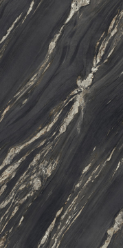 Керамогранит UM6SK157674 TROPICAL BLACK Levigato Silk 6mm 150х75 Ariostea
