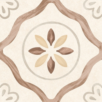 Керамогранит Velvet Clay Decor 2 20x20 Motto