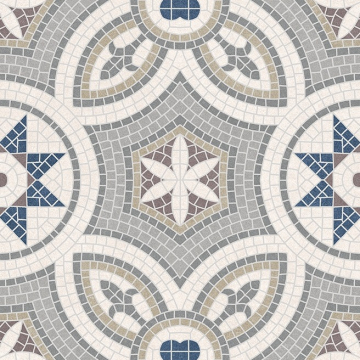 Керамогранит Velvet Levels Grey Decor 1055 20x20 Motto