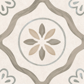 Керамогранит Velvet Taupe Decor 2 20x20 Motto