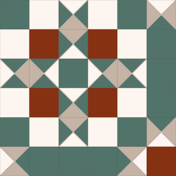 Керамогранит Victorian Dreams Windsor Green 45,2x45,2 Kerlife (Navarti)