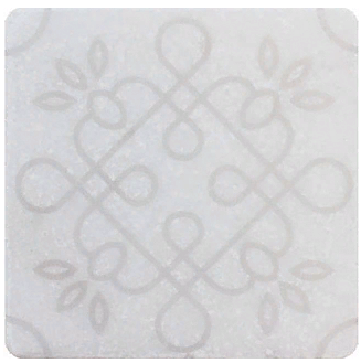 Керамогранит WHITE MARBLE Motif №1 10X10 Stone4Home