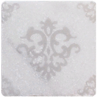 Керамогранит WHITE MARBLE Motif №3 10X10 Stone4Home
