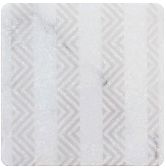 Керамогранит WHITE MARBLE Motif №8 10X10 Stone4Home