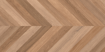 Керамогранит Wood Canarium Chevron M тёмно-бежевый матовый карвинг 60х120 Laparet