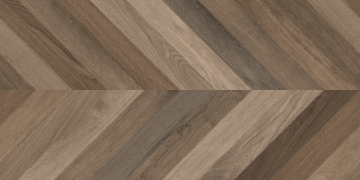 Керамогранит Wood Latina Brown Chevron M коричневый матовый карвинг 60х120 Laparet