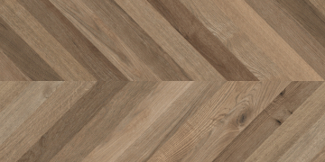 Керамогранит Wood Lux Walnut Chevron M коричневый матовый карвинг 60х120 Laparet