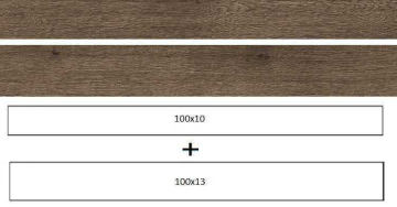 Керамогранит Woodreal Marrone 130x1000 / 100х1000 мм Ragno Marazzi