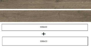 Керамогранит Woodreal Tortora 130x1000 / 100х1000 мм Ragno Marazzi