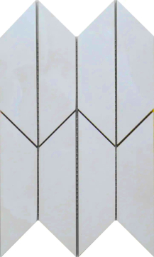 Keratile Мозаика Mk.Trapeze Baikal Grey Satinado 18.5x32.2 Keratile