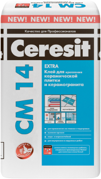 Клей 1767954 CM14 Extra для плитки 25кг Ceresit