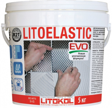 Клей 484140002 LITOELASTIC EVO A+B 5кг LITOKOL