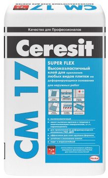 Клей CM 17/25 эластичный Ceresit
