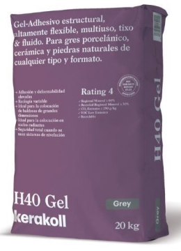 Клей H40 Gel серый 20кг Kerakoll