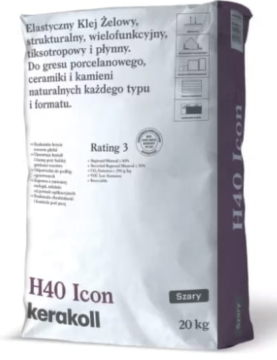 Клей H40 Icon серый 20кг Kerakoll