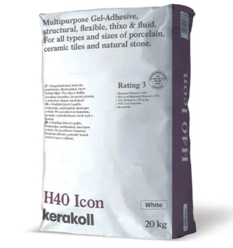 Клей H40 Icon ярко-белый 20кг Kerakoll