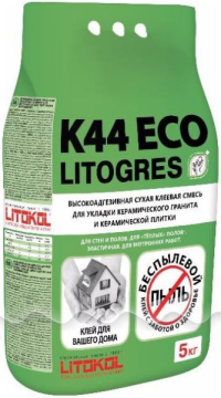 Клей K44 LITOGRES ECO 5 кг LITOKOL