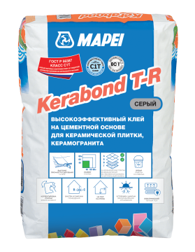 Клей Kerabond T-R Grey 25кг Mapei