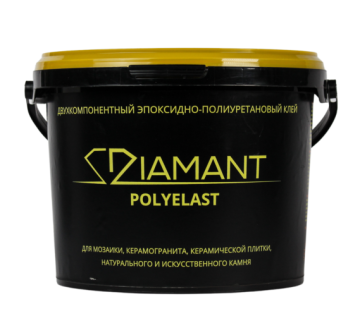 Клей Клей эпоксидно-полиуретановый Диамант Polielast 3кг Diamant