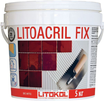 Клей LITOACRIL FIX 5 кг LITOKOL