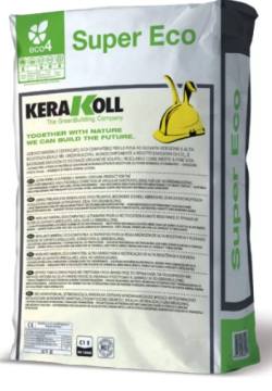Клей SUPER ECO серый 25кг Kerakoll