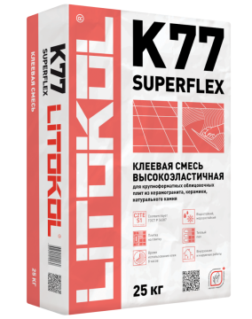 Клей SUPERFLEX K77 белый 25 кг LITOKOL