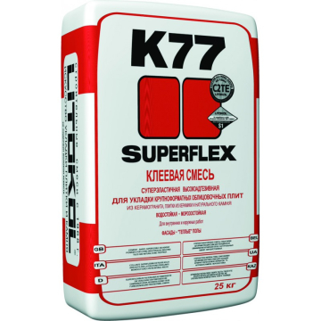 Клей Superflex K77 серый 25 кг LITOKOL