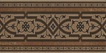 Клинкерная плитка 55 3115 049 Koblenz Stellstufe mit Dekor Brown 15,5*31 SDS Keramik