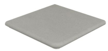 Клинкерная плитка 902803 Cotto Gris Esquina Redondeado 33х33 Gres de Aragon