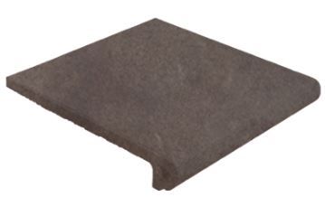 Клинкерная плитка 905145 Capri Chocolate Peldano Redondeado 33 32.5х33 Gres de Aragon