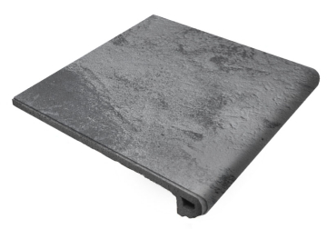 Клинкерная плитка 906860 Peldano Redondo 33 Metal Black 32.5x33 Gres de Aragon