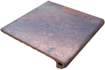 Клинкерная плитка 906866 Peldano Redondo 33 Metal Red 32.5x33 Gres de Aragon