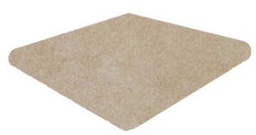 Клинкерная плитка Capri Beige Esquina Redondeado 33х33 Gres de Aragon