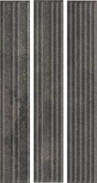 Клинкерная плитка Carrizo Basalt Elewacja Struktura Stripes Mix Mat 40x6,6 Paradyz