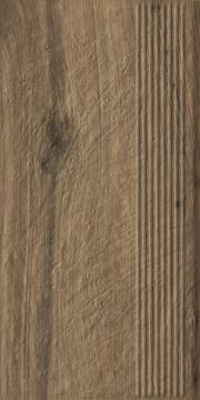 Клинкерная плитка Carrizo Wood Stopnica Prosta Struktura Mat 30x60 Paradyz