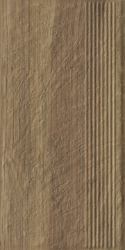 Клинкерная плитка Carrizo Wood Stopnica Prosta Struktura Mat B1a 30x60 Paradyz