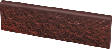 Клинкерная плитка Cloud Brown Duro Цоколь структурный 30х8,1 Paradyz
