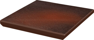 Клинкерная плитка Cloud Brown Kapinos Stopnica Narozna Duro 33x33x1,1 Paradyz