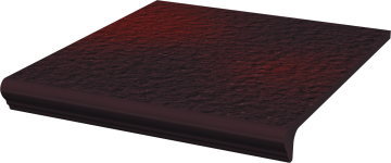 Клинкерная плитка Cloud Brown Kapinos Stopnica Prosta B1a 30x33 Paradyz