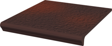 Клинкерная плитка Cloud Brown Kapinos Stopnica Prosta Duro 30х33x1,1 Paradyz
