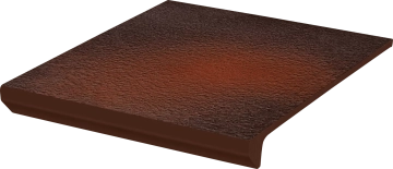 Клинкерная плитка Cloud Brown Kapinos Stopnica Prosta Duro 30х33x1,1 Paradyz