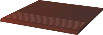 Клинкерная плитка Cloud Brown Stopnica Prosta 30х30 Paradyz