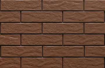 Клинкерная плитка Elewacja Rustiko brazowa спец. 24.5x6.5 CERRAD