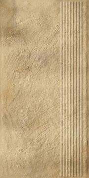 Клинкерная плитка Eremite Sand Stopnica Prosta Struktura Mat 30x60 Paradyz