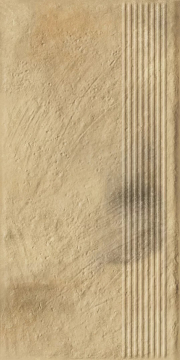 Клинкерная плитка Eremite Sand Stopnica Prosta Struktura Mat B1a 30x60 Paradyz