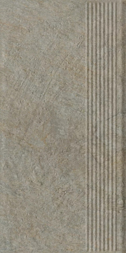 Клинкерная плитка Eremite Taupe Stopnica Prosta Struktura Mat 30x60 Paradyz