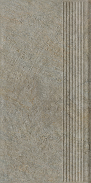 Клинкерная плитка Eremite Taupe Stopnica Prosta Struktura Mat B1a 30x60 Paradyz