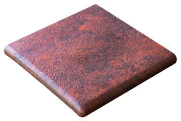 Клинкерная плитка Esquina Jasper Rojo 33*33 Gres de Aragon